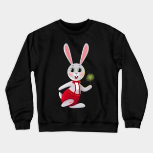 Funny rabbit Crewneck Sweatshirt